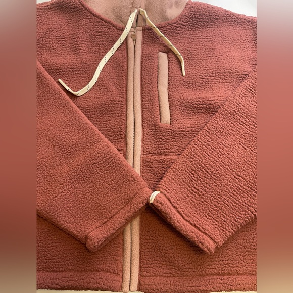 Brandnew Upwest Old Rose Fleece Hoodie Jacket Y7-36 - Picture 3 of 7